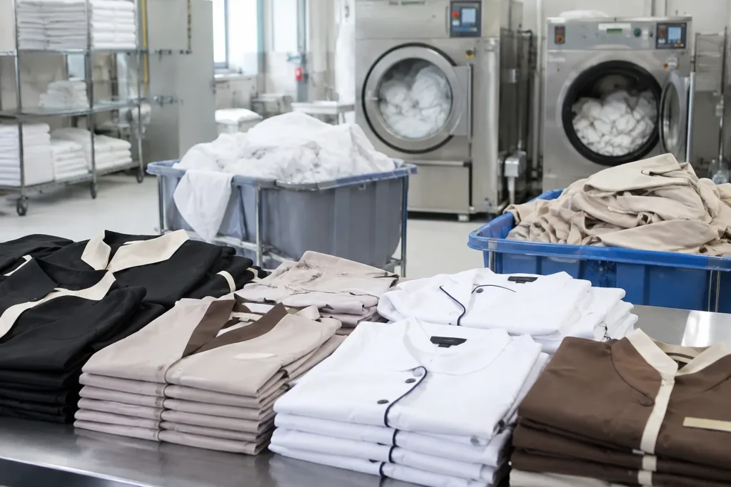 AZ Laundry giặt đồng phục cho nhiều khách sạn nhà hàng tại đà nẵng